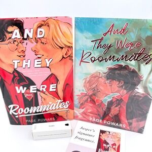 And They Were Roommates Custom Sprayed Edges & Rainbow Crate Book  Set NEW